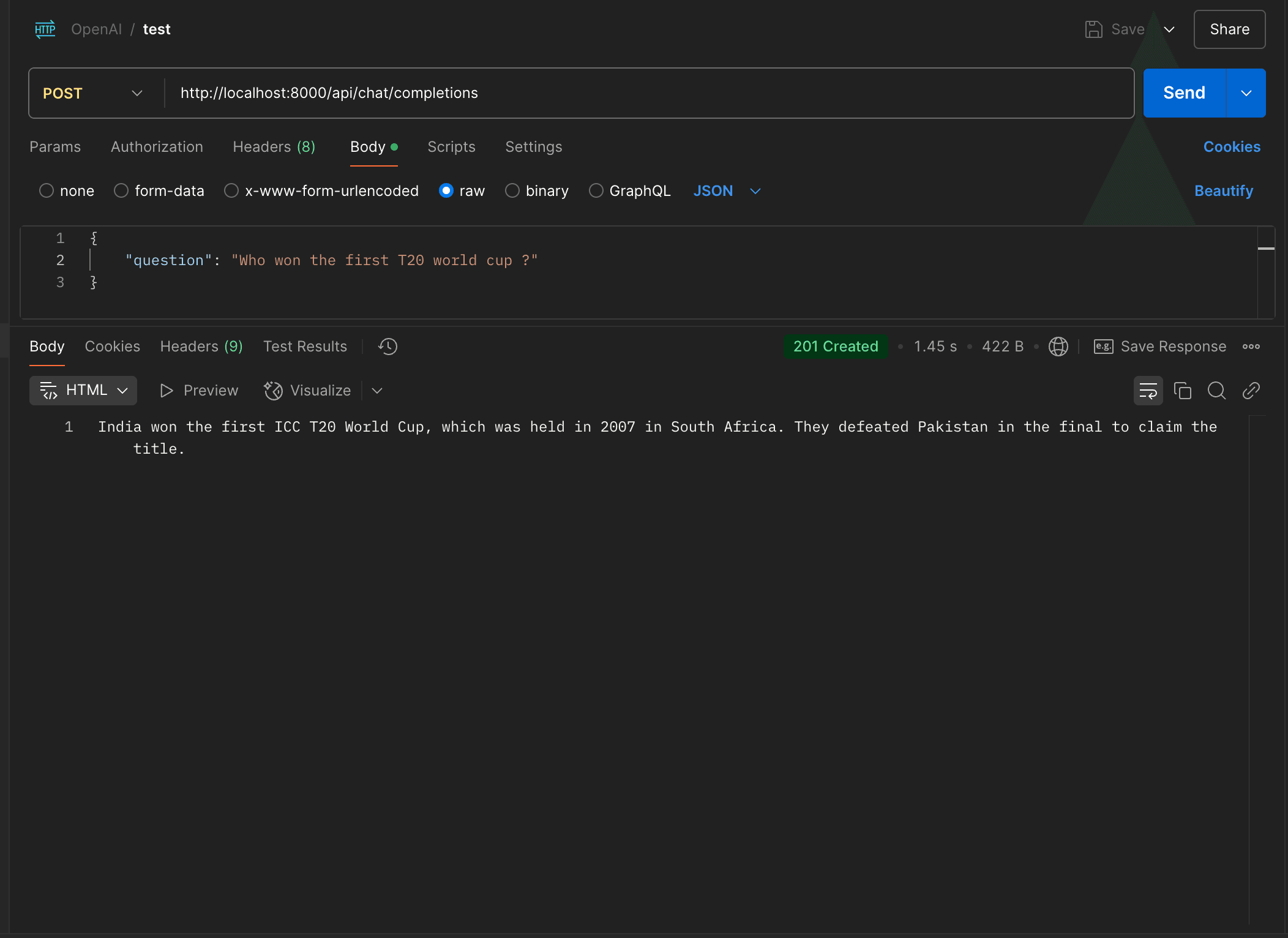 ai response